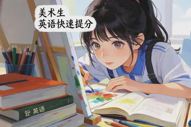 高二美术生英语30-50分,快速提分,可以用简化版提分攻略