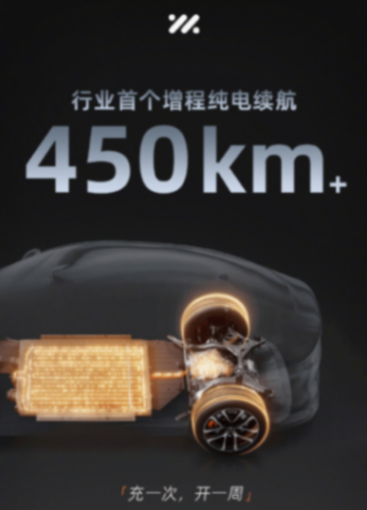 纯电续航里程达到450公里的增程车来了,这样的设定对吗?