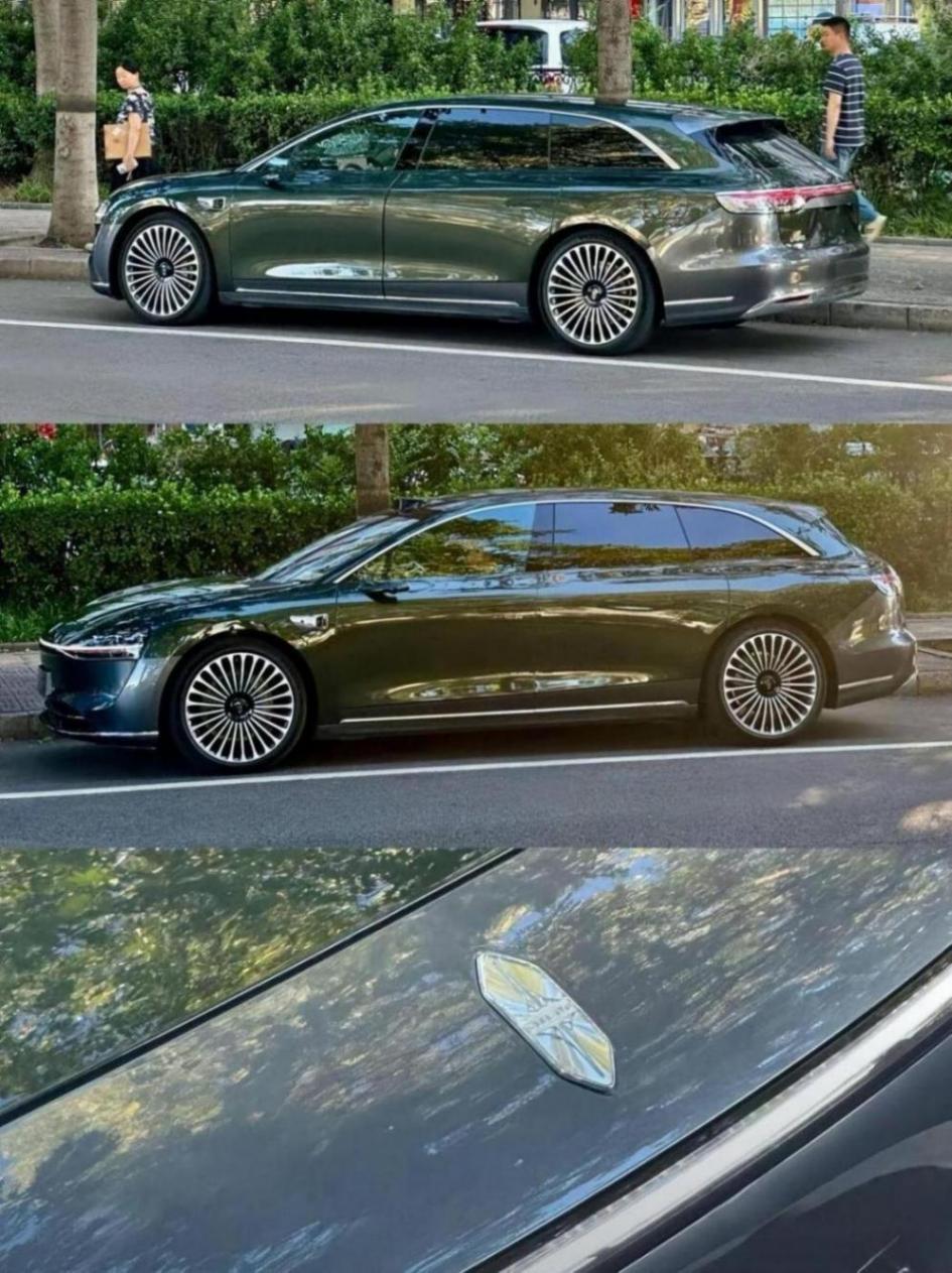 享界s9t实车现身,长近5米2 524马力,配华为ads 4 副驾娱乐屏