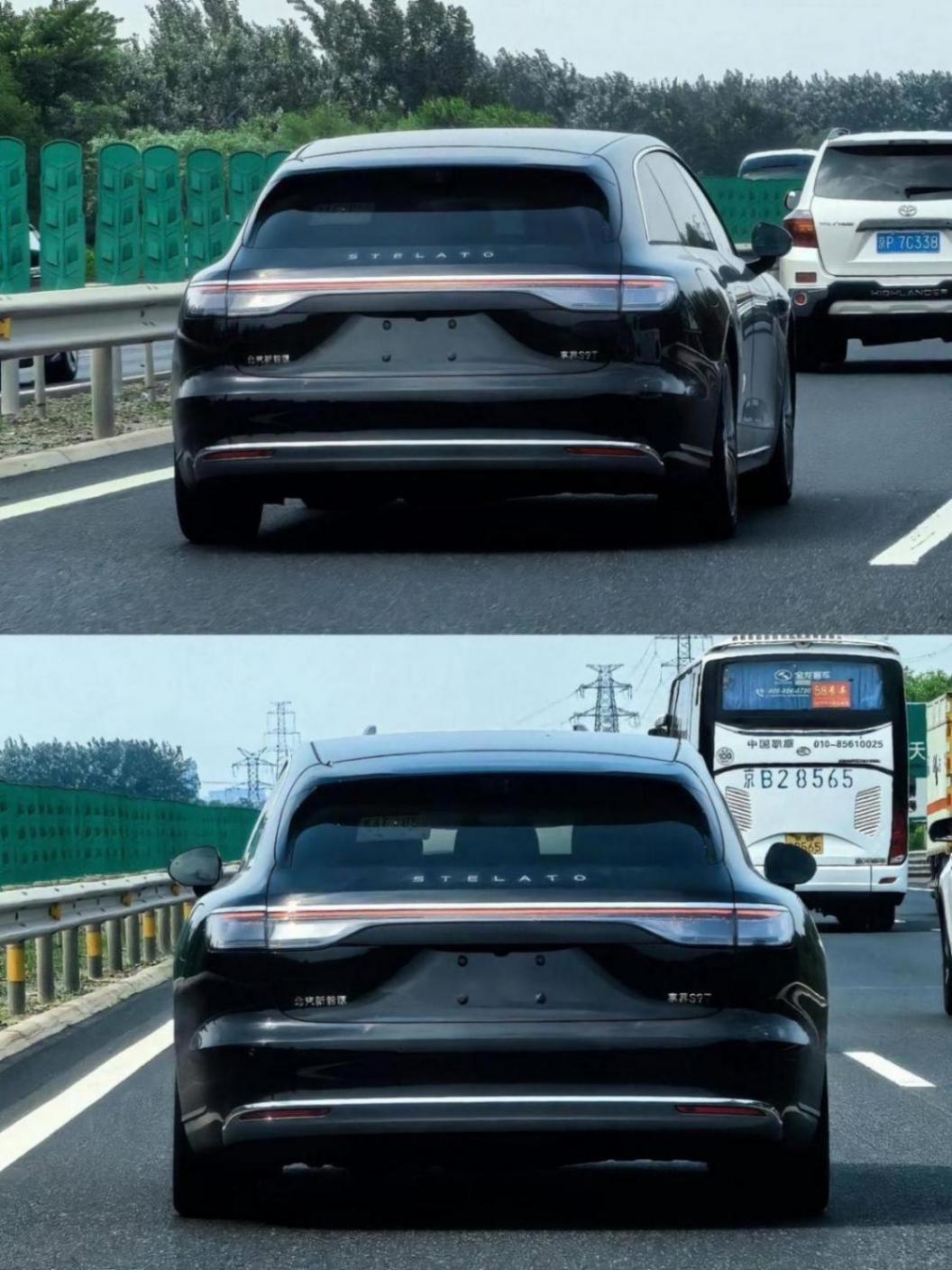 享界s9t实车现身,长近5米2 524马力,配华为ads 4 副驾娱乐屏