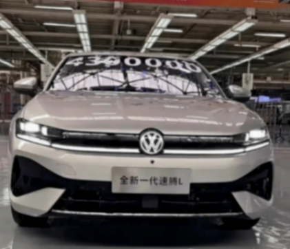 全新速腾l实车曝光!细节优化,配备隐藏门把手