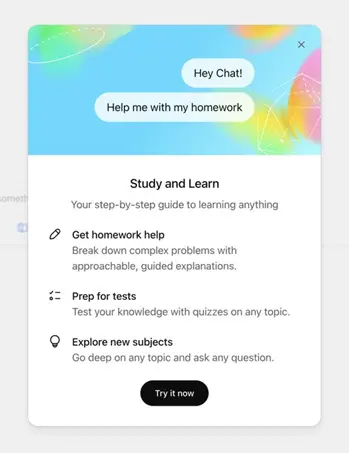 openai深夜发布chatgpt study:免费ai家教,彻底颠覆传统教育