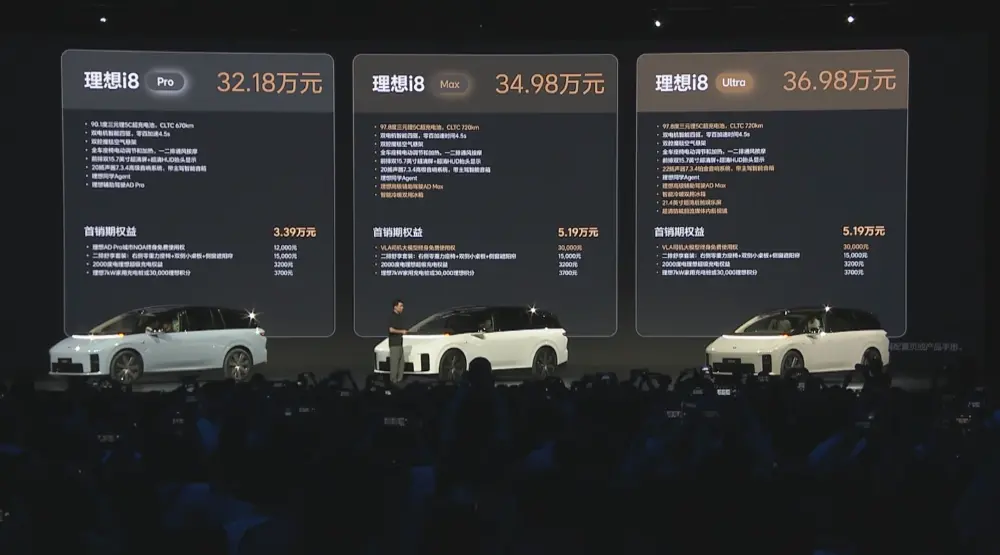 理想i8便宜2.8万开卖!首发vla司机大模型,李想:第一眼看图觉得有点丑 长城高层人事巨震!三大核心品牌换帅,引入新势力背景高管