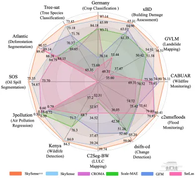 武大、蚂蚁集团发布新一代遥感大模型：12边型战士