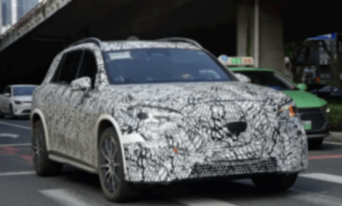 奔驰glc纯电国内谍照,配上空悬,多少钱会买?