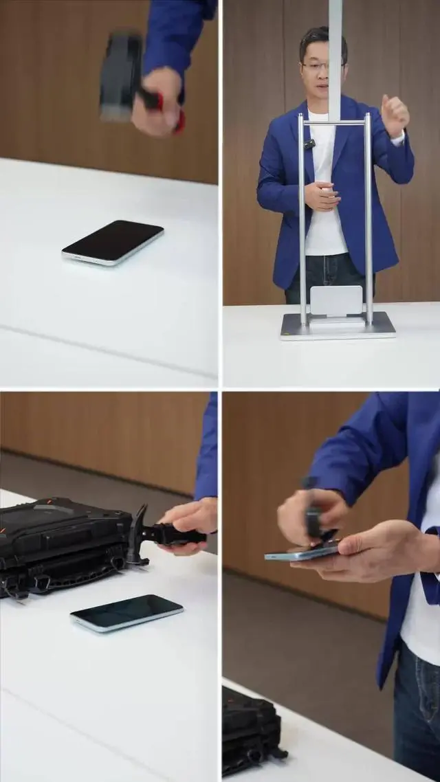 卢伟冰暴力实测redmi note 15 pro :锤子砸完手机完好无损