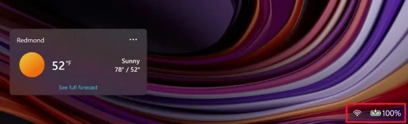 微软发布win11 dev/beta 26xxx.5761预览版:安卓/pc无缝接力 lock screen new battery icon