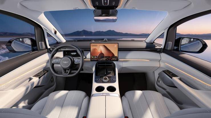 吉利银河v900广州车展首秀,搭载吉利超级ai增程技术